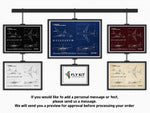 FlyKit poster collection featuring Boeing P-8 Poseidon Landscape Blueprint in multiple color blueprints